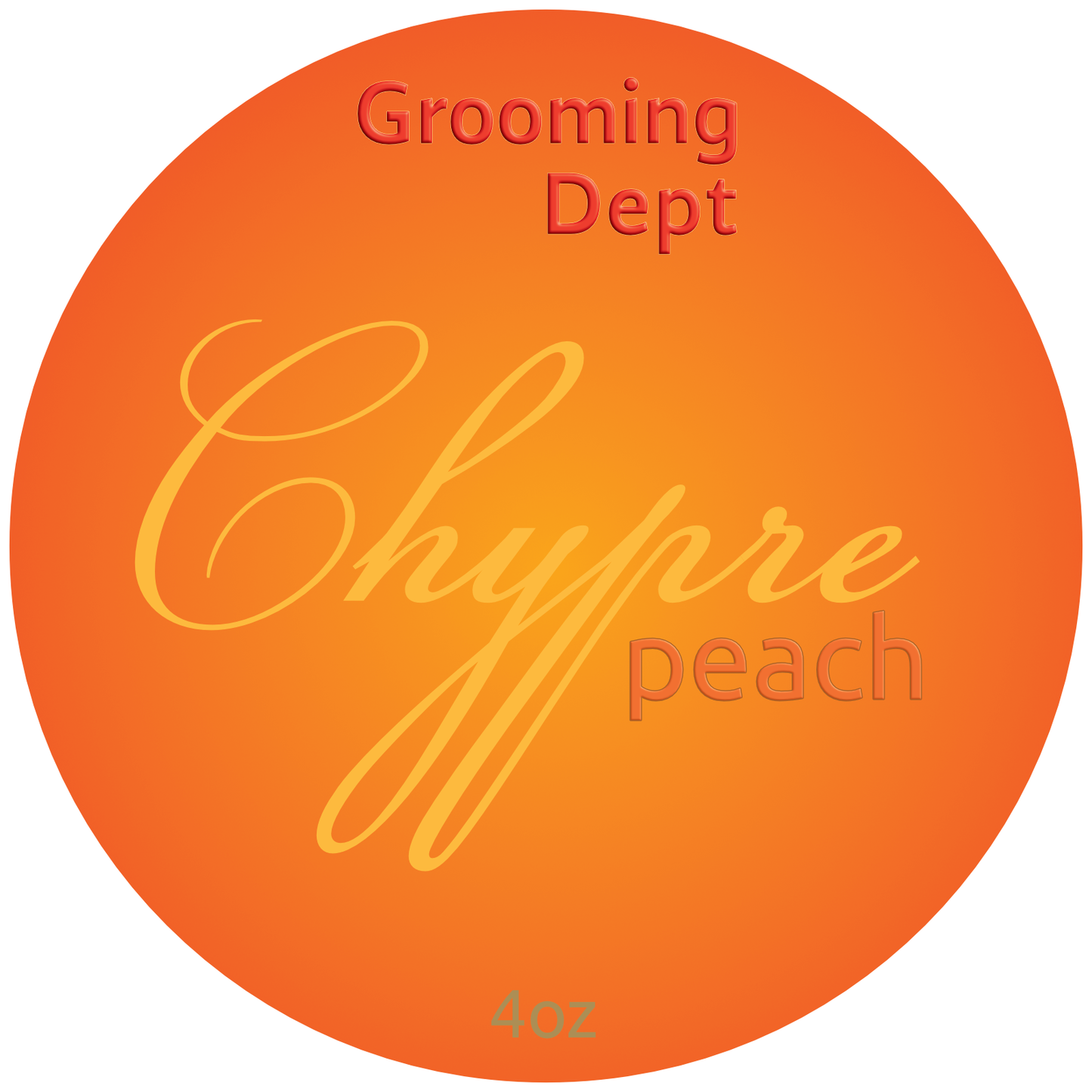 Grooming Dept Chypre Peach Kairos Shaving Soap